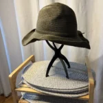 Thumbnail for Chapeau de Plage Souple Bijoux Terner - Vert Olive (22")