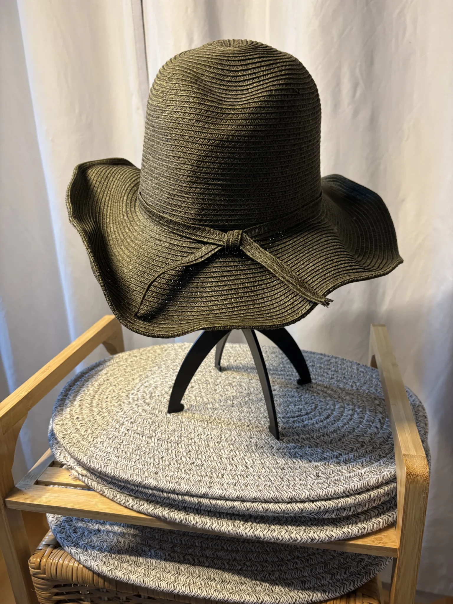 Image for Chapeau de Plage Souple Bijoux Terner - Vert Olive (22")