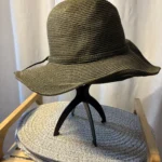 Thumbnail for Chapeau de Plage Souple Bijoux Terner - Vert Olive (22")
