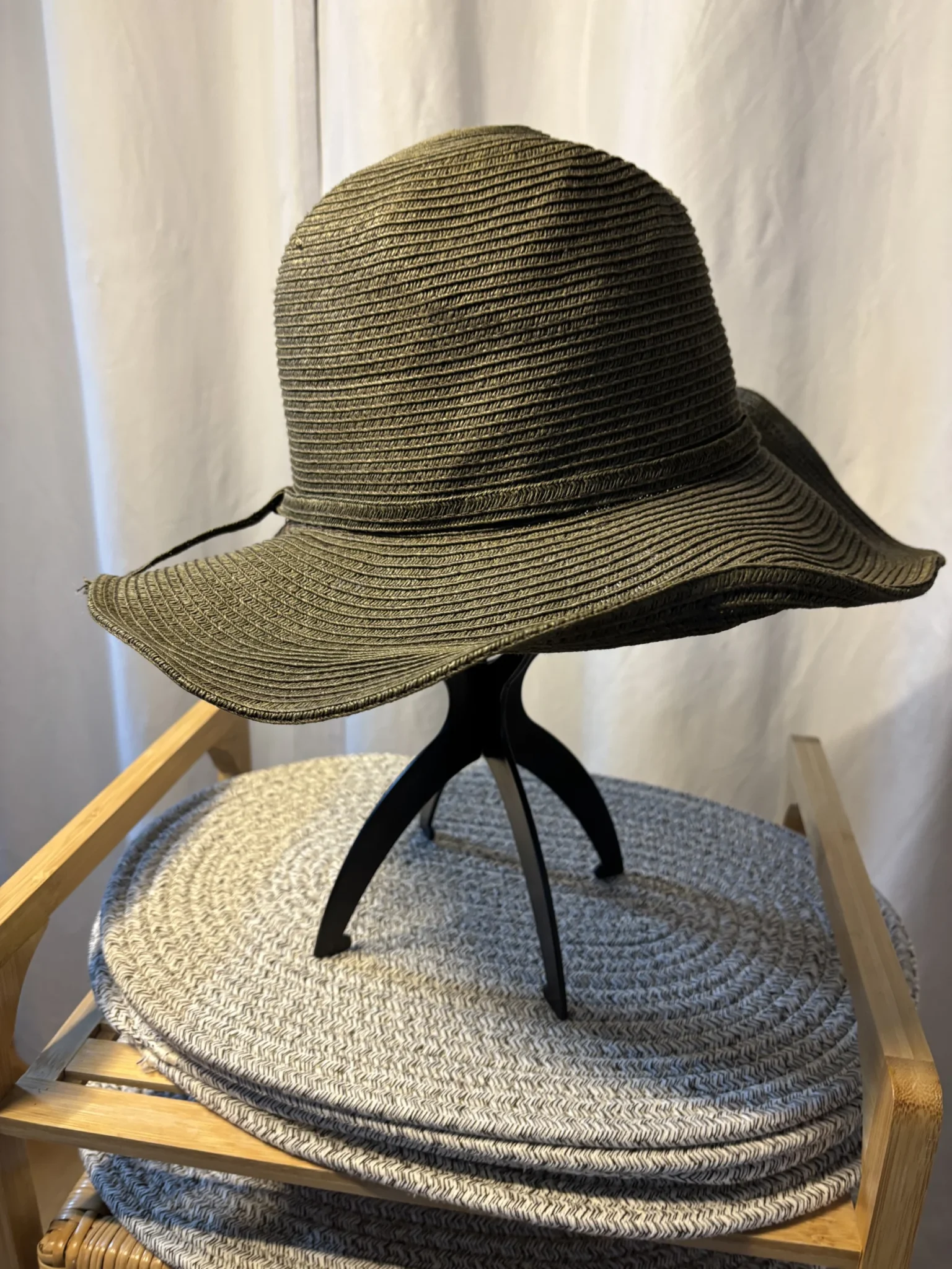 Image for Chapeau de Plage Souple Bijoux Terner - Vert Olive (22")