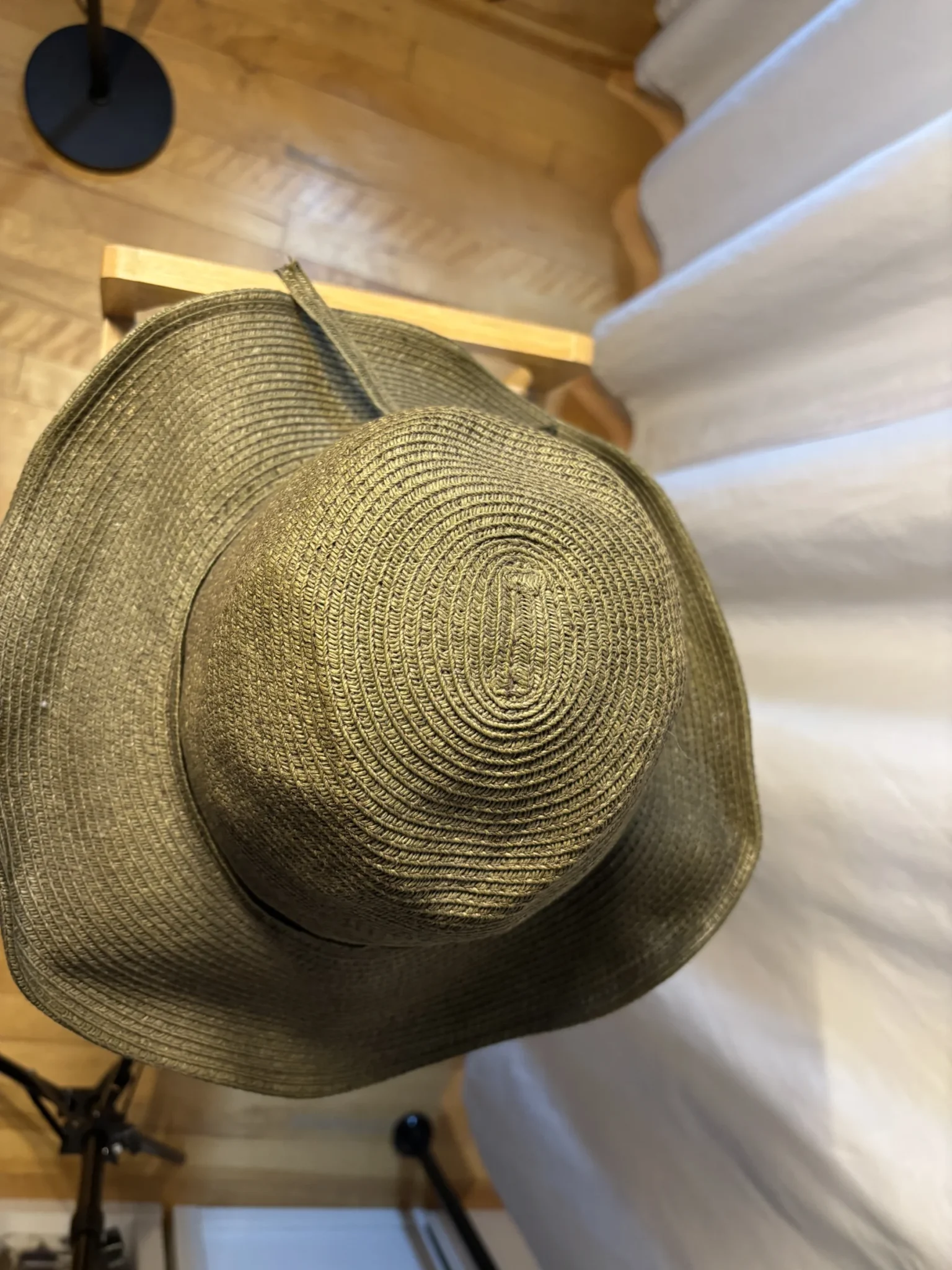 Image for Chapeau de Plage Souple Bijoux Terner - Vert Olive (22")