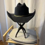 Featured thumbnail for Chapeau de Cowboy Western Noir - Fabriqué au Mexique - Taille S (SM)