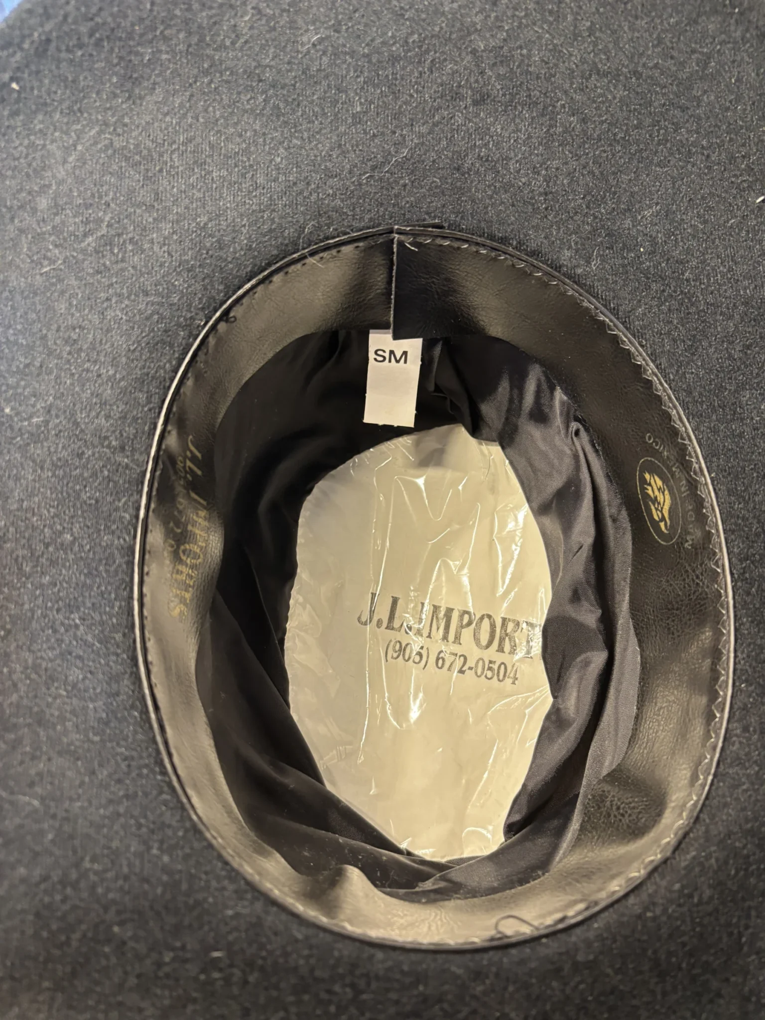 Image for Chapeau de Cowboy Western Noir - Fabriqué au Mexique - Taille S (SM)