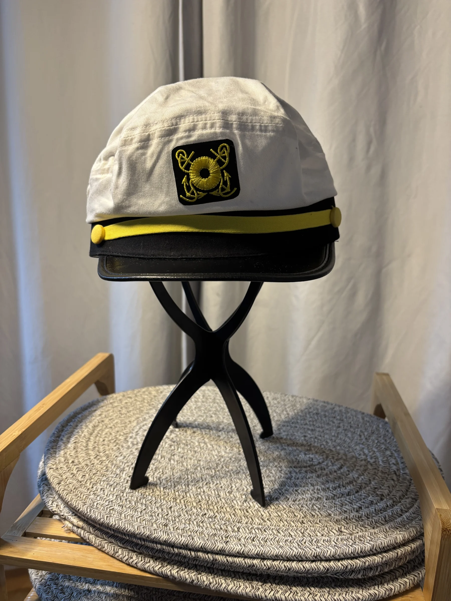 Casquette de Capitaine / Marin ajustable - Marque Broner *Autre seconde main