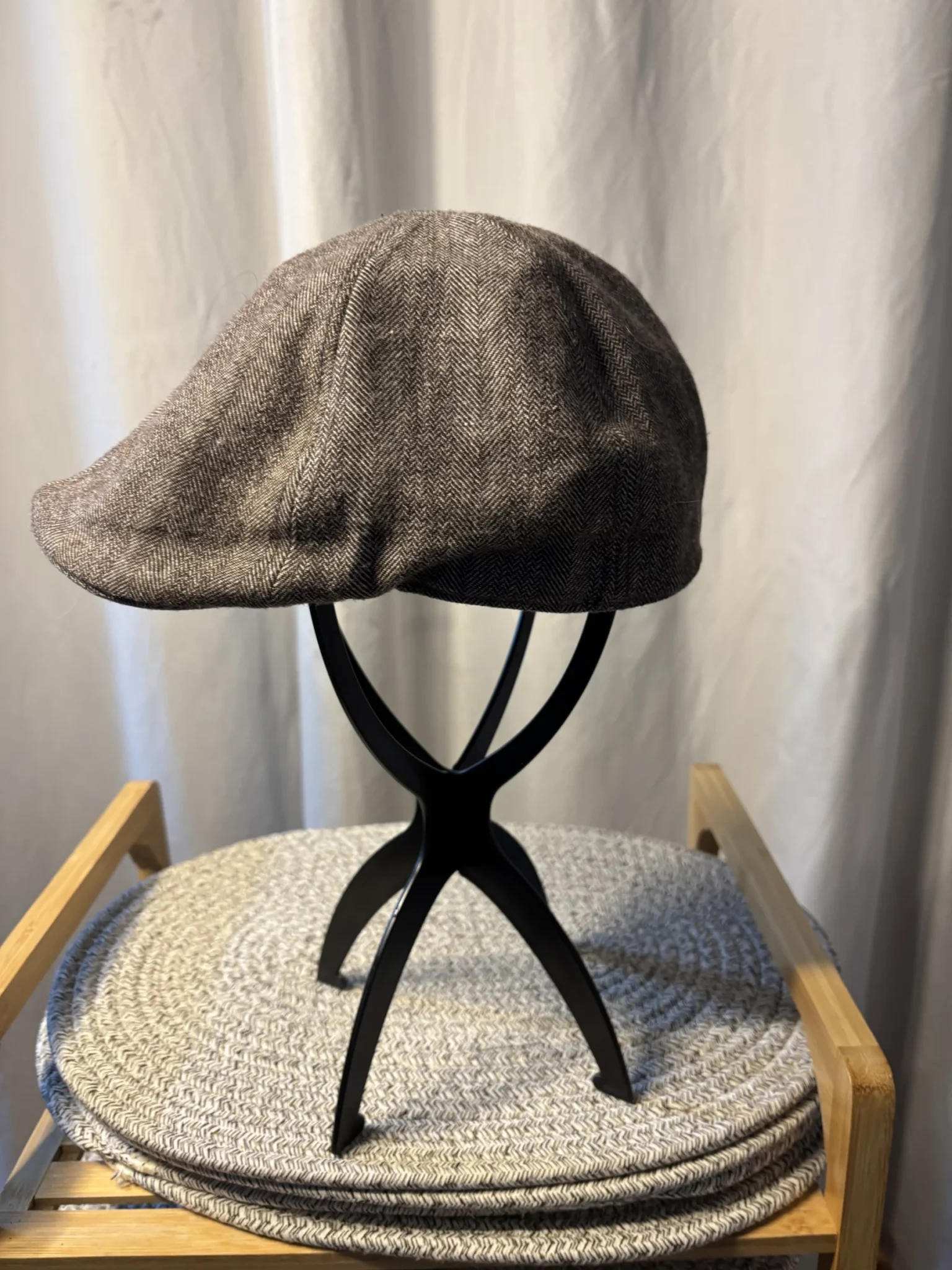 Image for Casquette Gavroche Vintage London Fog Tweed de Coton XL