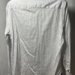 Thumbnail for Chemise habillée premium Au Noir - Blanche à micro-pois - Taille 5 / xl