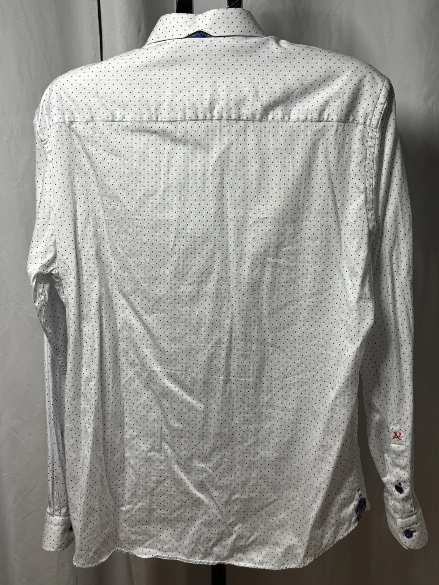 Image for Chemise habillée premium Au Noir - Blanche à micro-pois - Taille 5 / xl