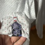 Thumbnail for Chemise habillée premium Au Noir - Blanche à micro-pois - Taille 5 / xl