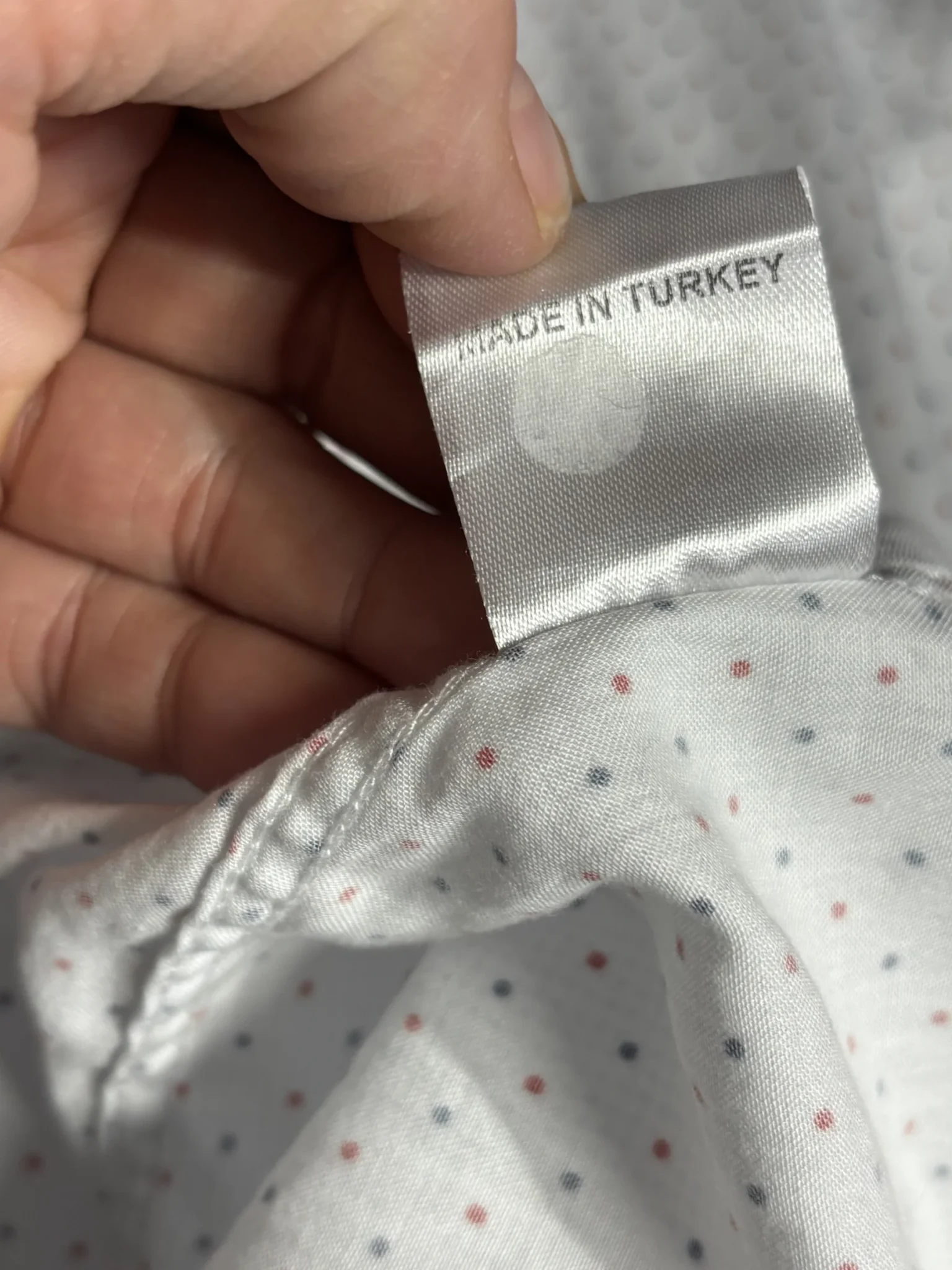 Image for Chemise habillée premium Au Noir - Blanche à micro-pois - Taille 5 / xl