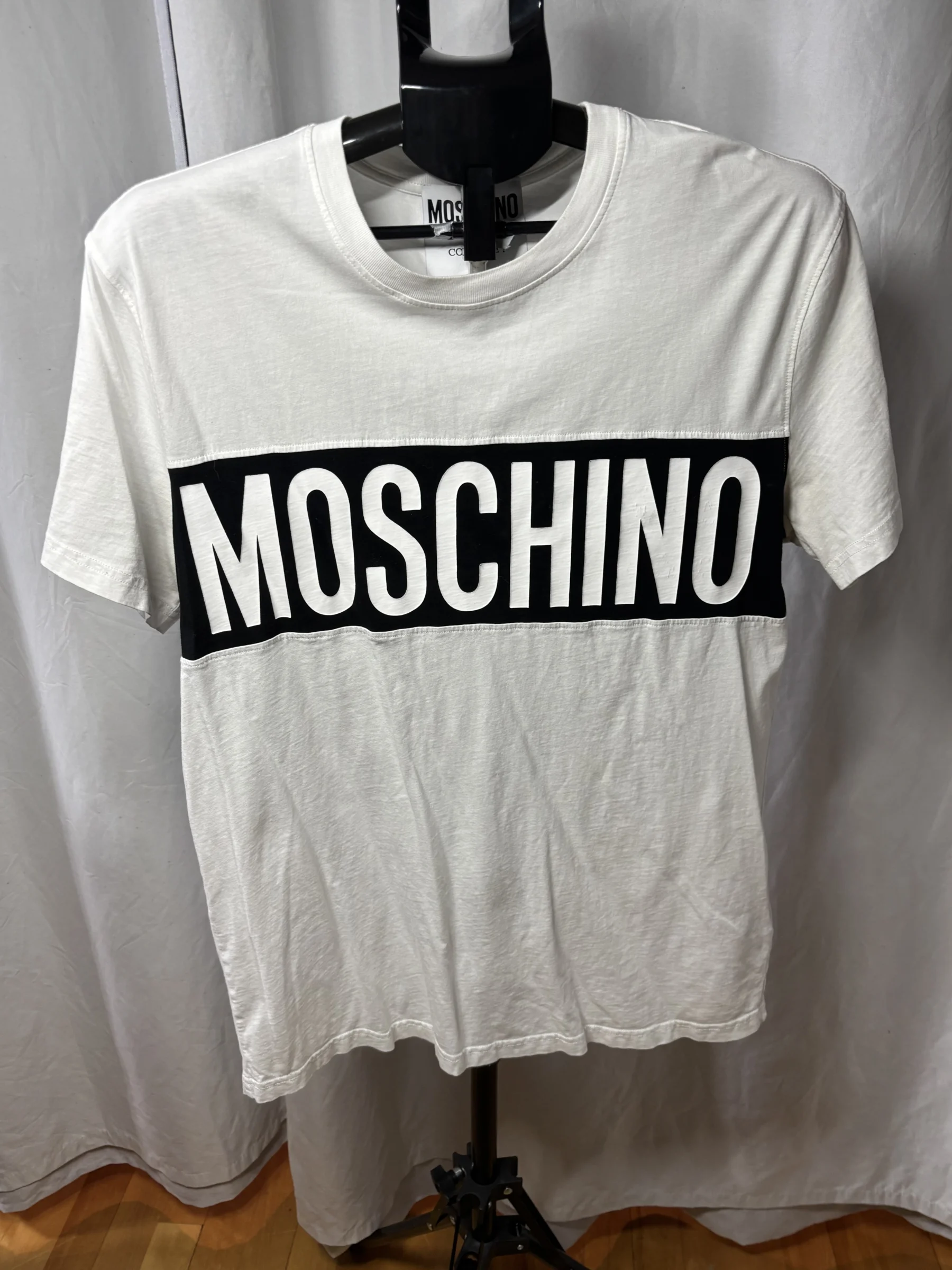 T-shirt Moschino Couture ! Original - Blanc - Taille Xl Moschino seconde main