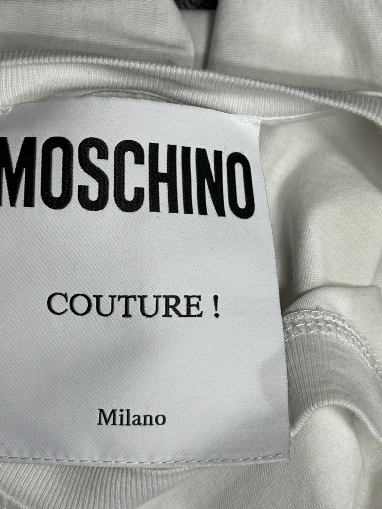 Image for T-shirt Moschino Couture ! Original - Blanc - Taille Xl