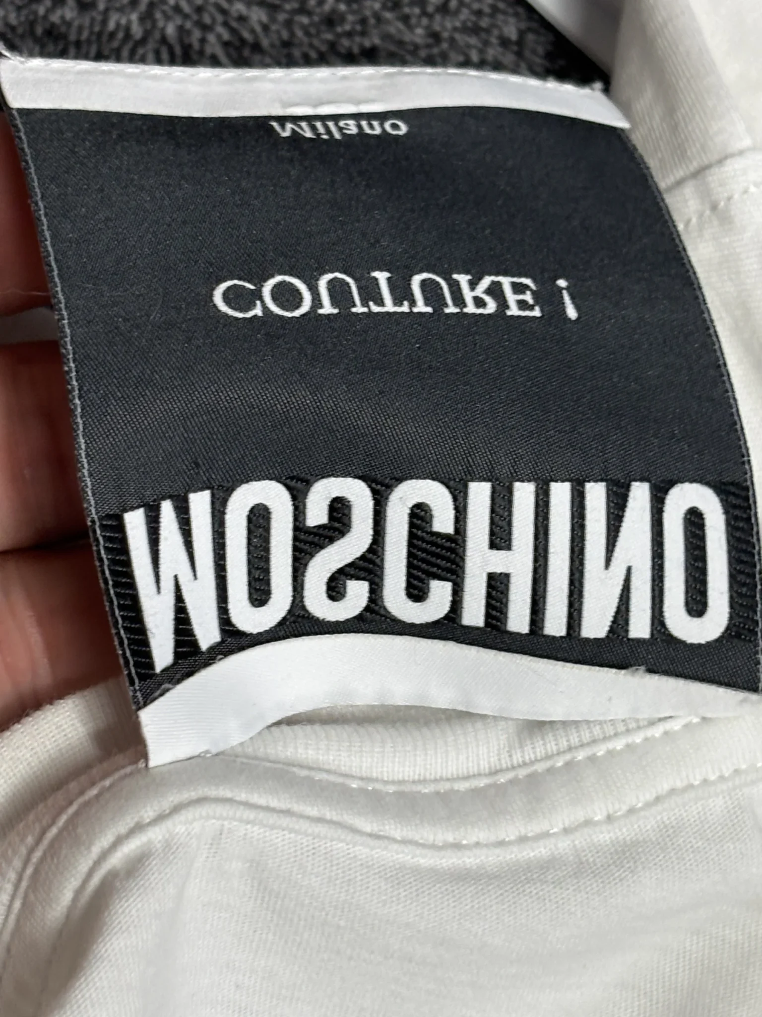 Image for T-shirt Moschino Couture ! Original - Blanc - Taille Xl
