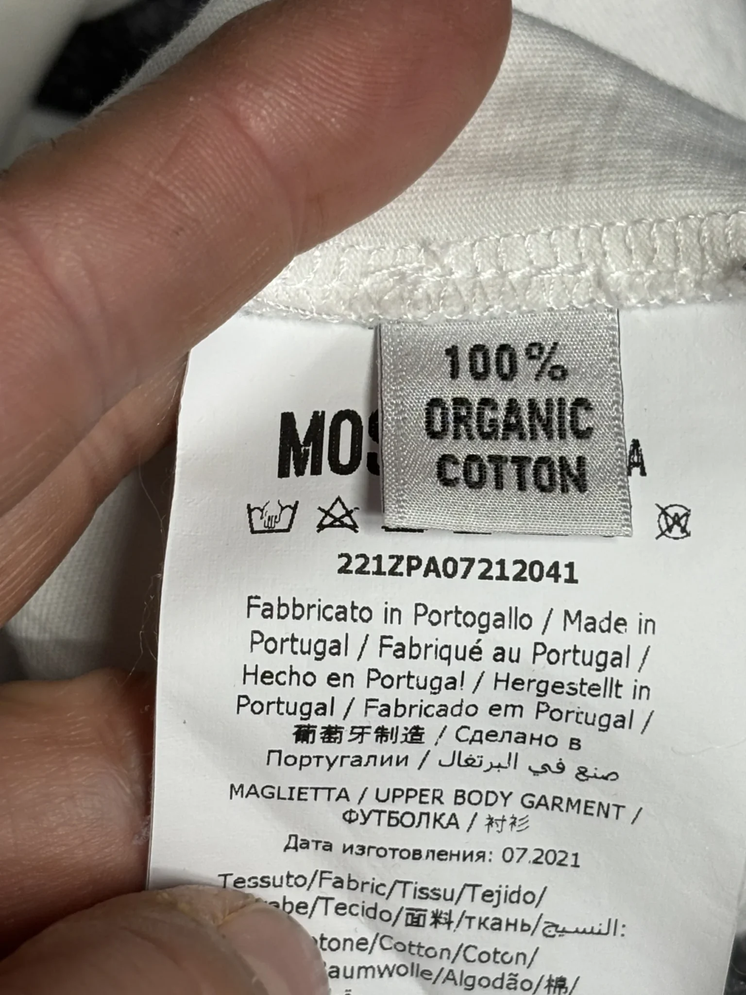 Image for T-shirt Moschino Couture ! Original - Blanc - Taille Xl