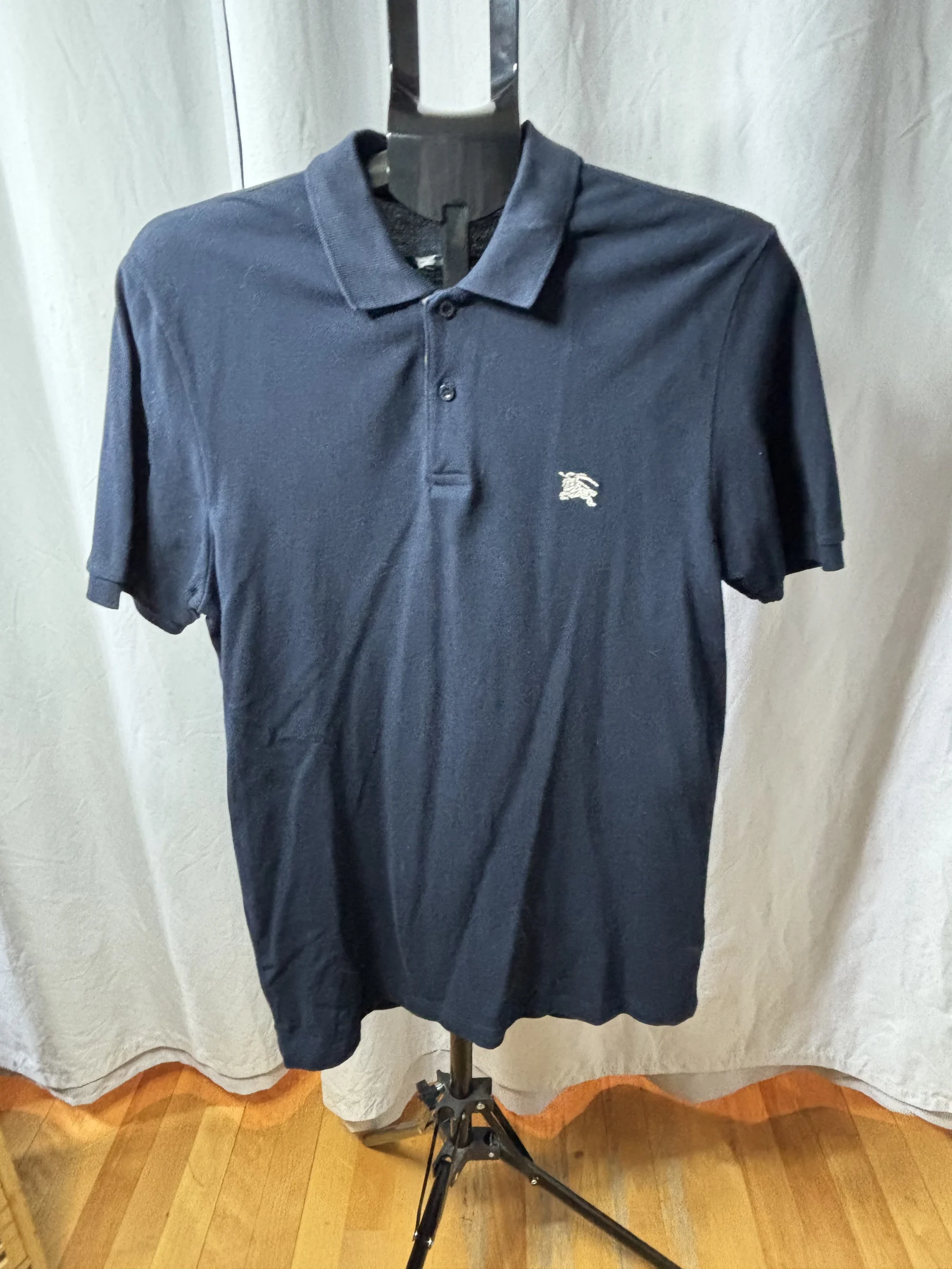 Polo Burberry Brit Authentique - Bleu Marine - Taille XL - Excellent état Burberry seconde main
