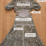 Thumbnail for Sandro brown and beige lace dress size 38
