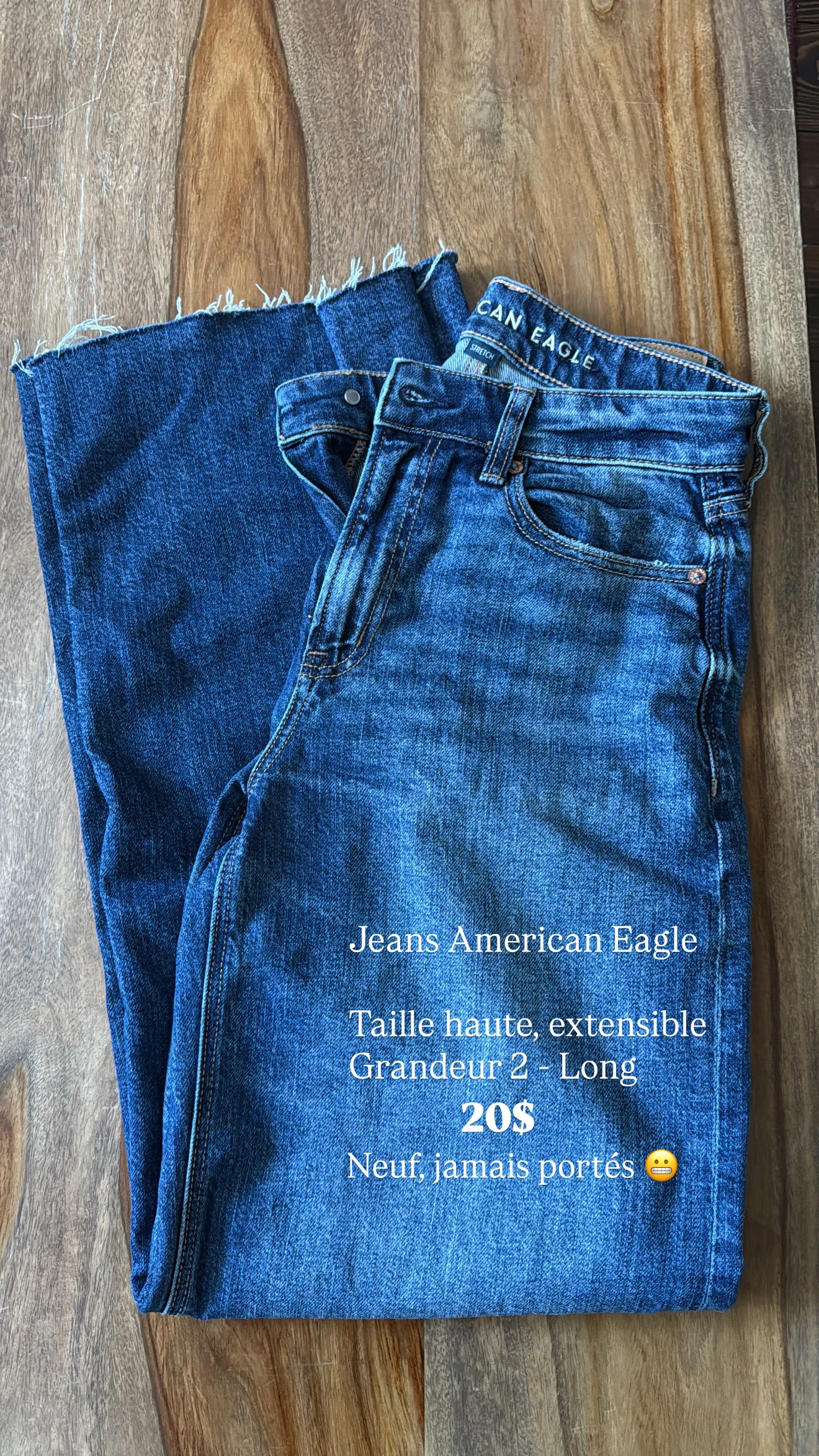 Jeans American eagle baggy legs taille haute American Eagle Outfitters seconde main