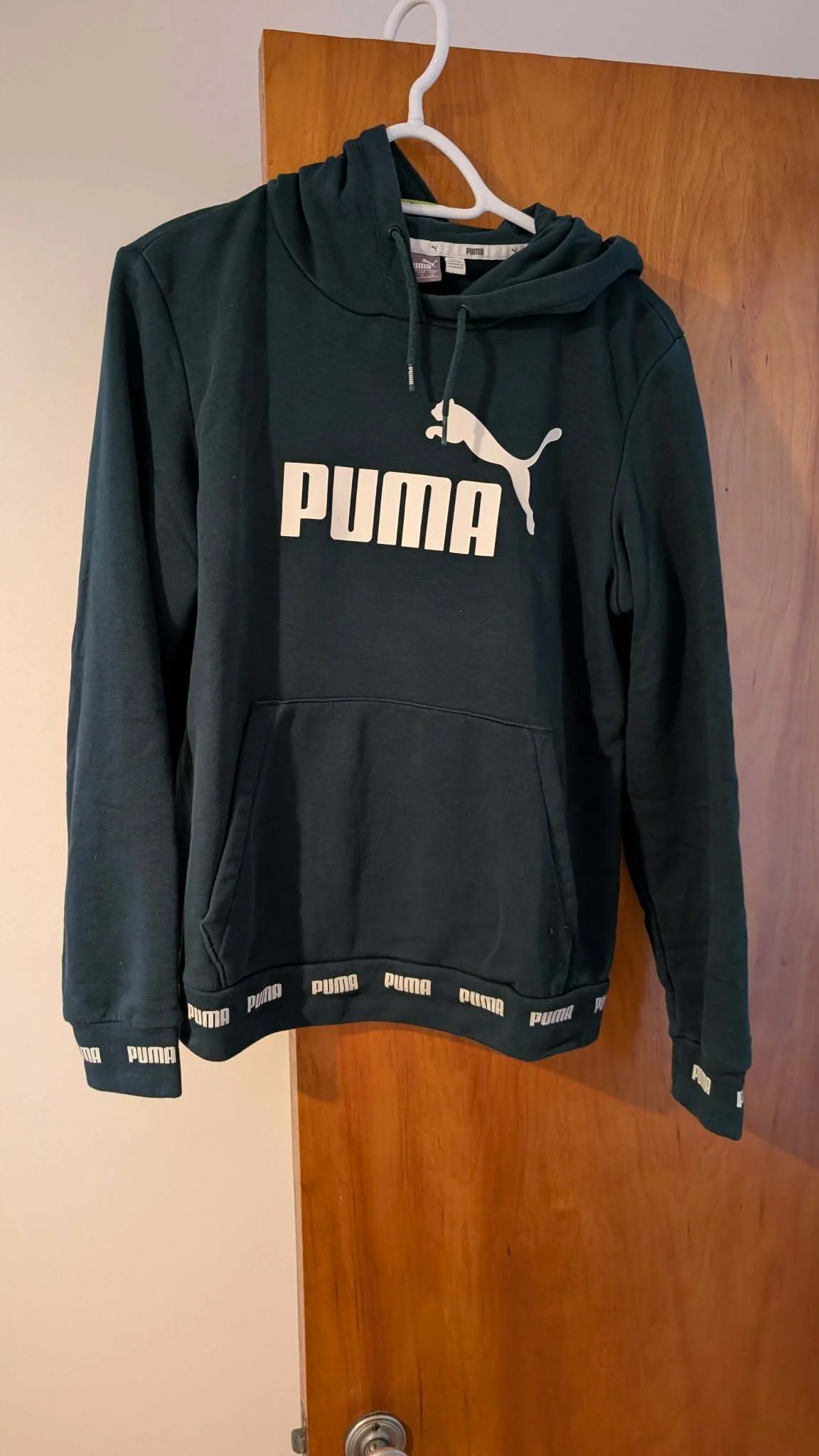 Hoodie Puma Vert Puma seconde main