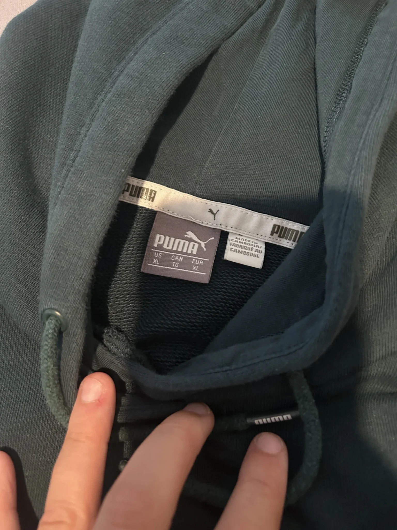 Image for Hoodie Puma Vert