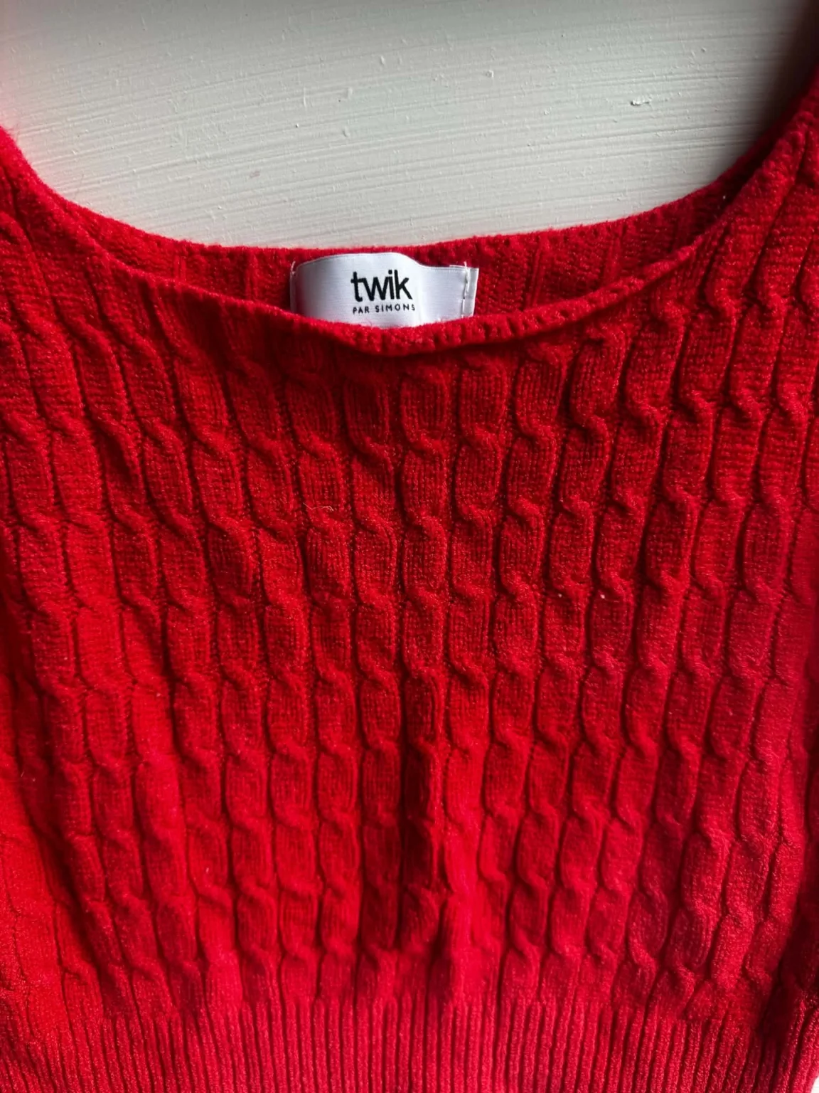 Image for Camisole en tricot rouge - onesize ( Made in Italy)