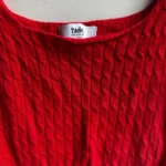 Thumbnail for Camisole en tricot rouge - onesize ( Made in Italy)