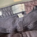 Thumbnail for Short en jean noir délavé