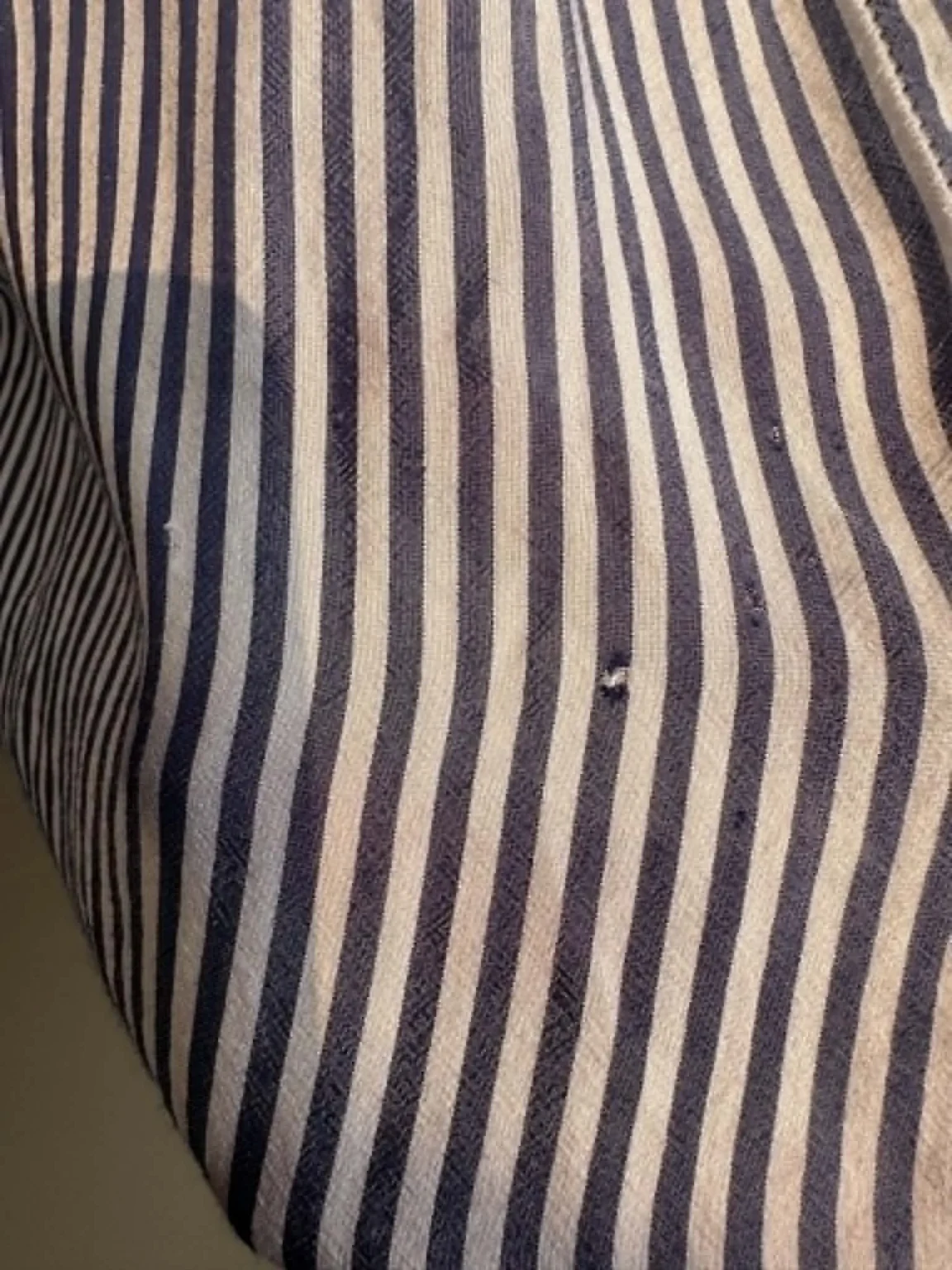 Image for Chemise à rayures Zara bleu & blanc