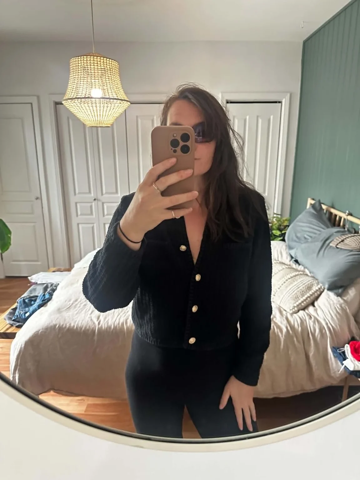 Image for Black knitted jacket