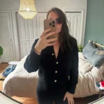 Thumbnail for Black knitted jacket
