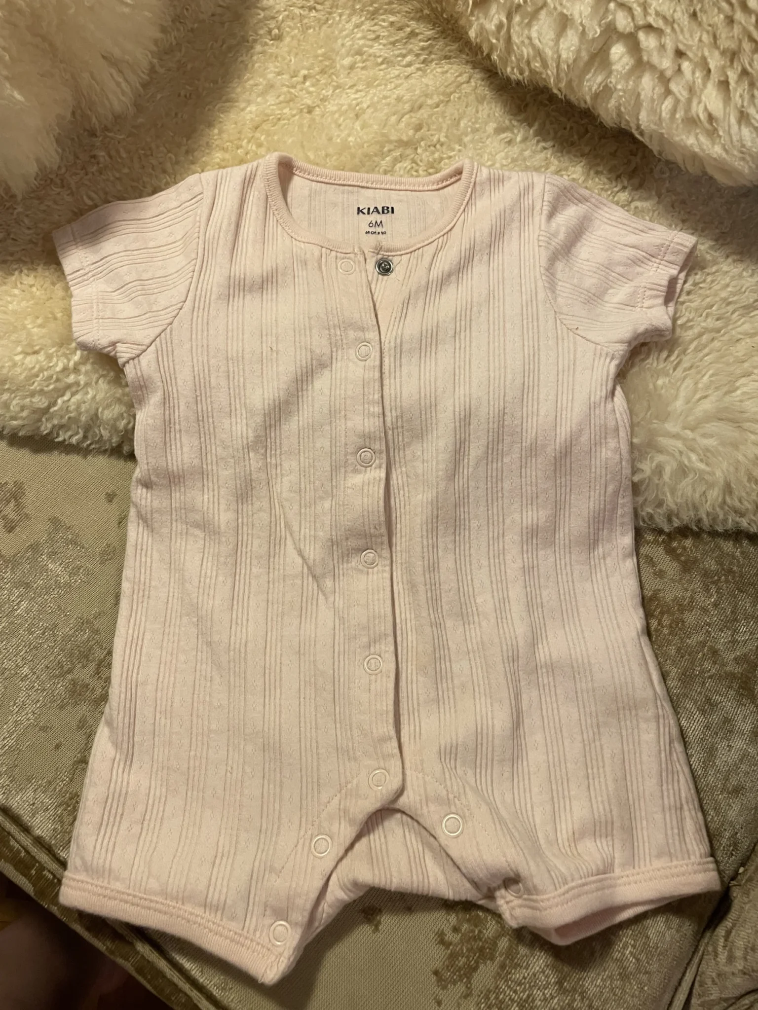 Image for Cache couche style romper kiabi 6 mois