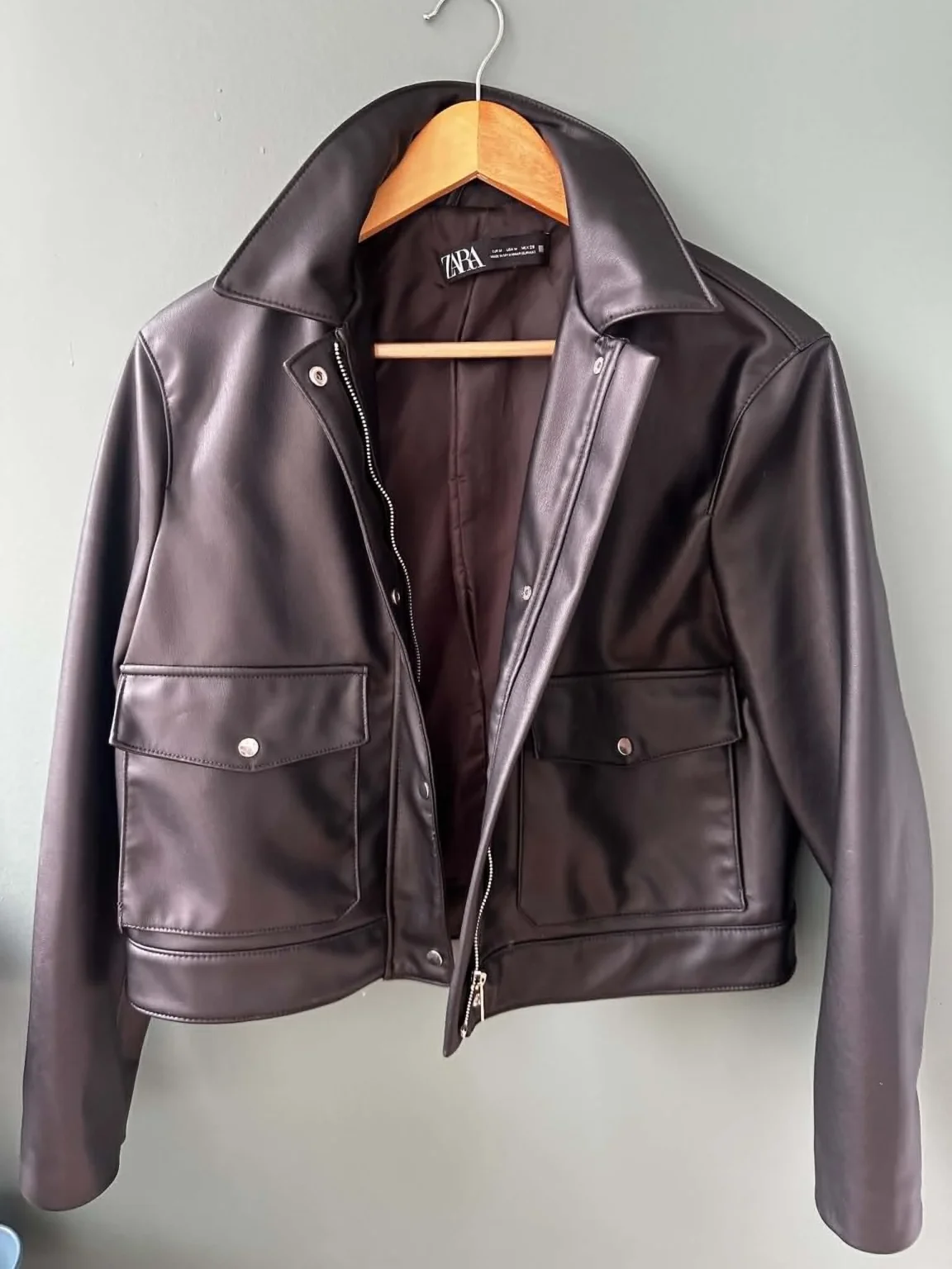 Image for Manteau en faux cuir