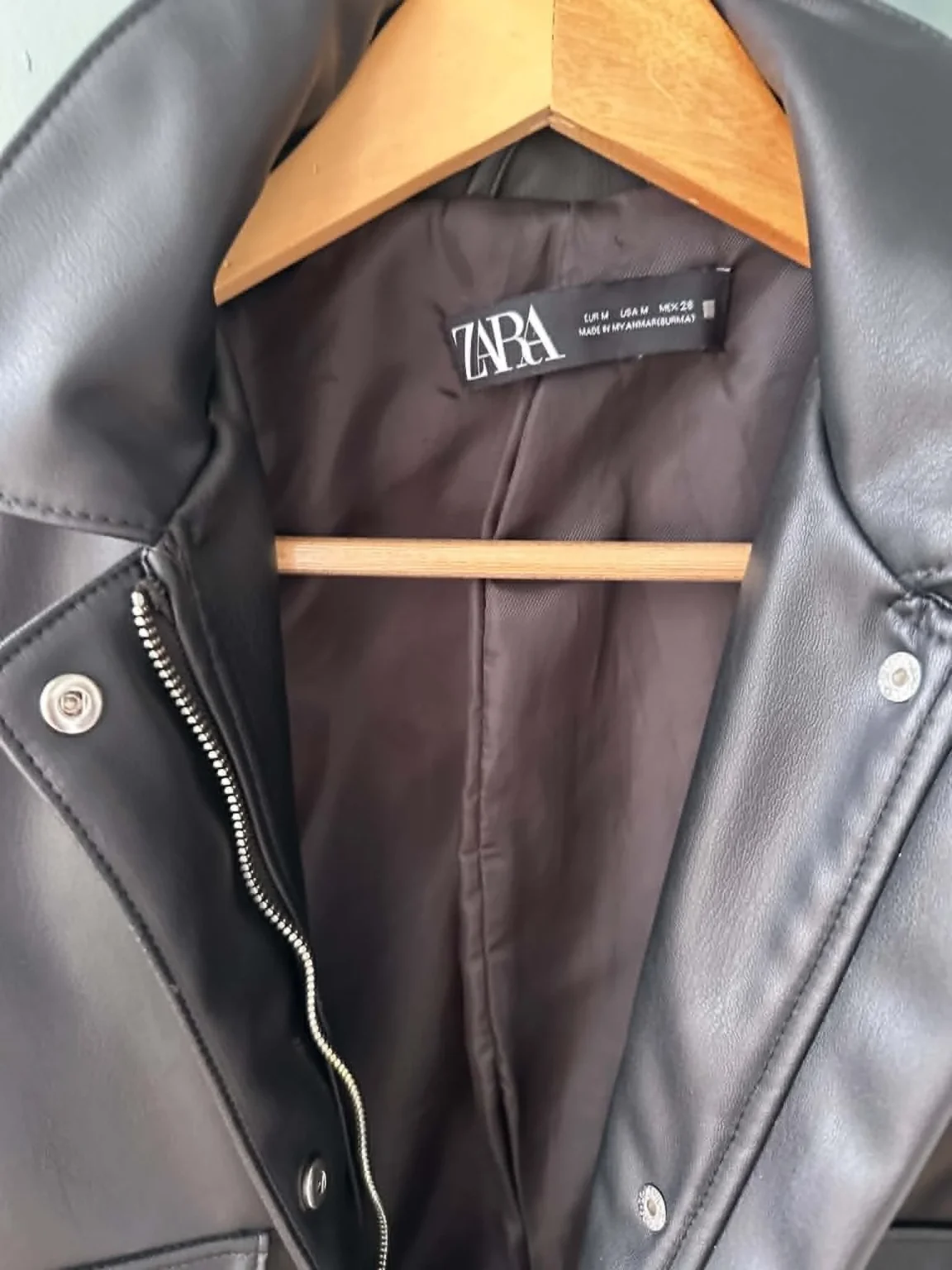 Image for Manteau en faux cuir