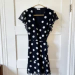 Featured thumbnail for ♥️Robe marine à pois blanc WILFRED