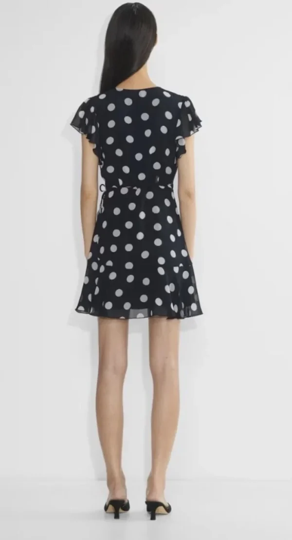 Image for ♥️Robe marine à pois blanc WILFRED
