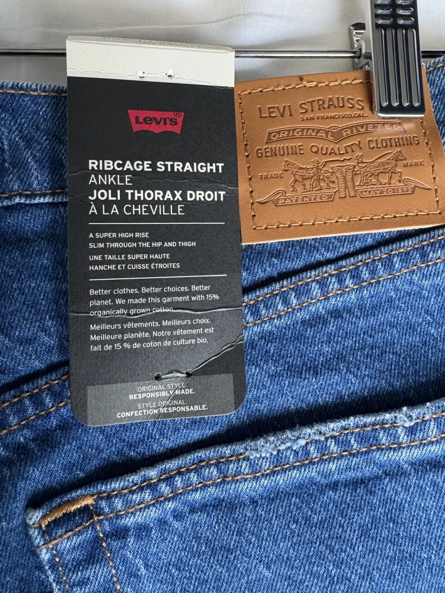 Image for Jeans Ribcage straight taille 29