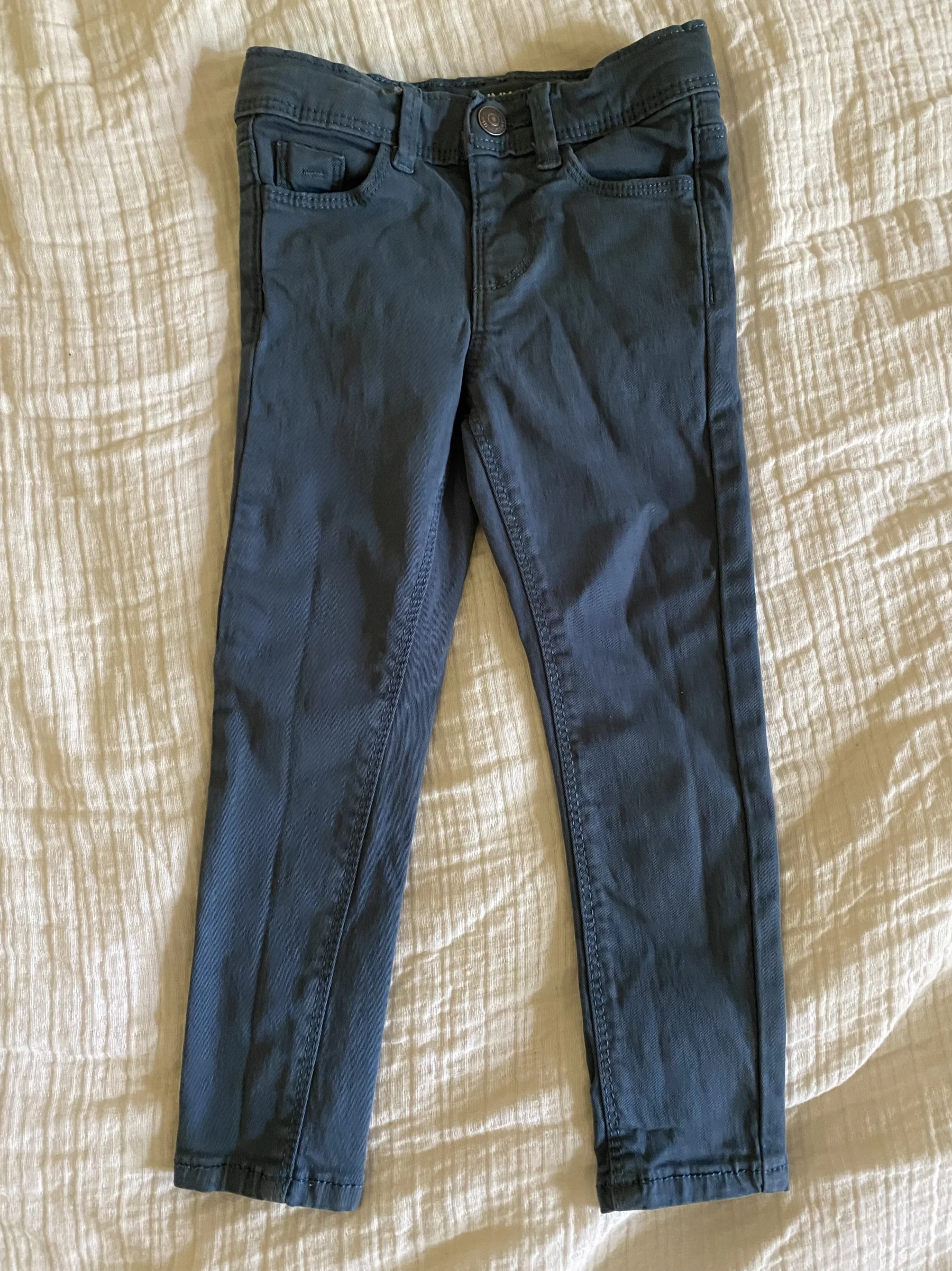 Pantalon bleu-gris 4 ans Kiabi seconde main