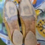 Thumbnail for Flâneurs (loafers) en cuir de luxe modèle «Toledo» par Maguire, moutarde
