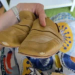 Thumbnail for Flâneurs (loafers) en cuir de luxe modèle «Toledo» par Maguire, moutarde