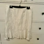 Featured thumbnail for Jupe en lin blanc Atelier Isabelle Elie Couture Boutique  (Outremont)