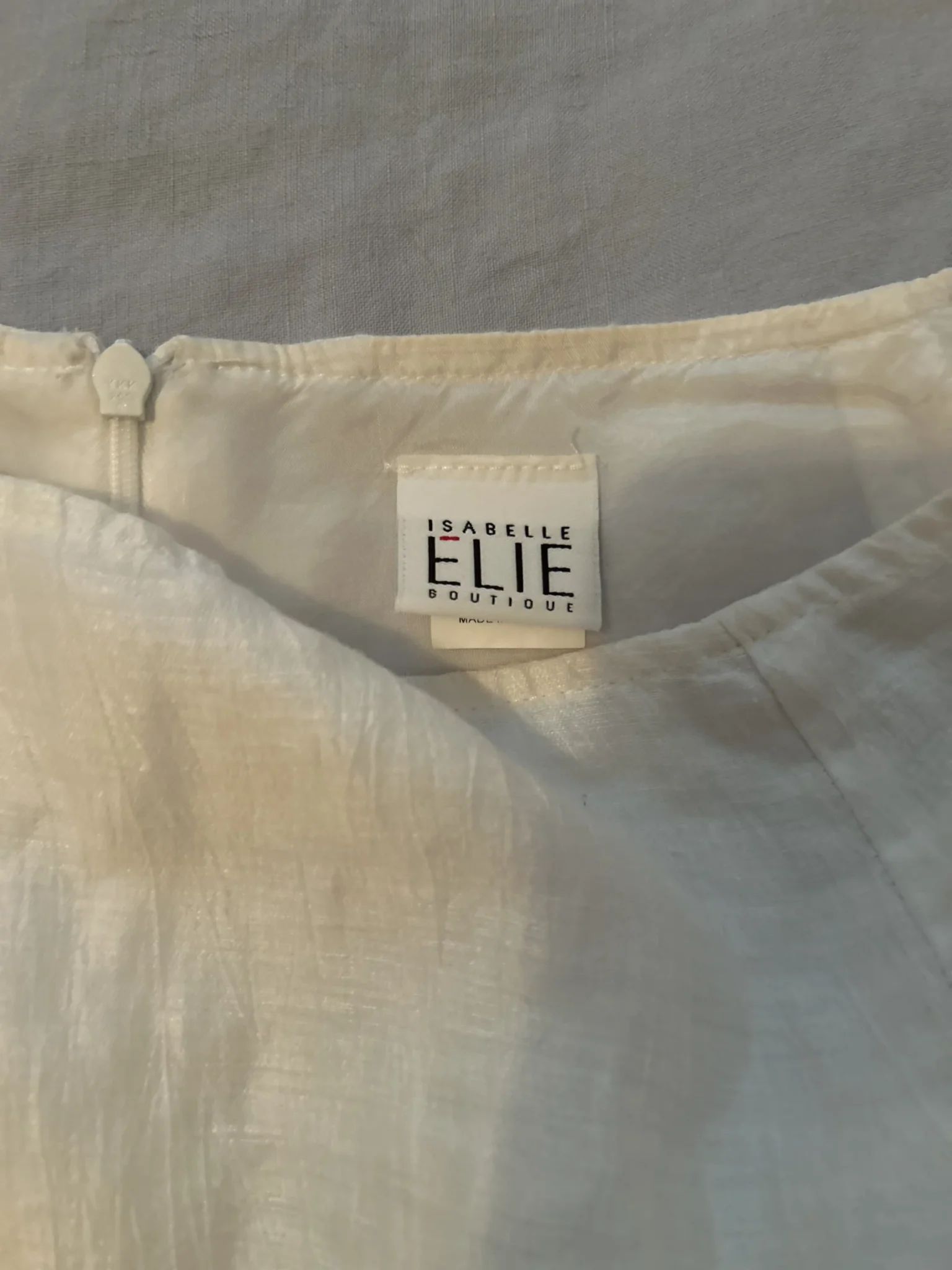 Image for Jupe en lin blanc Atelier Isabelle Elie Couture Boutique  (Outremont)