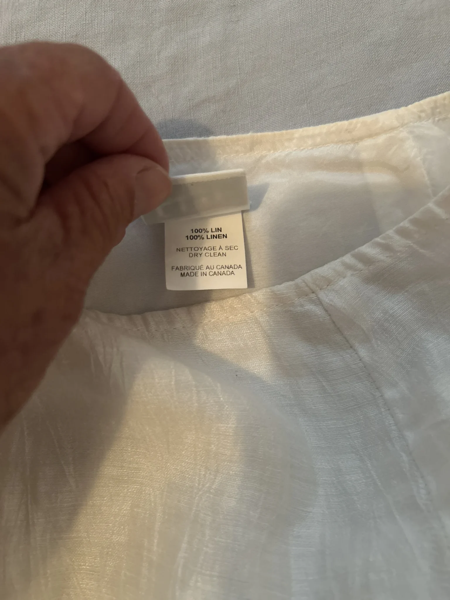 Image for Jupe en lin blanc Atelier Isabelle Elie Couture Boutique  (Outremont)