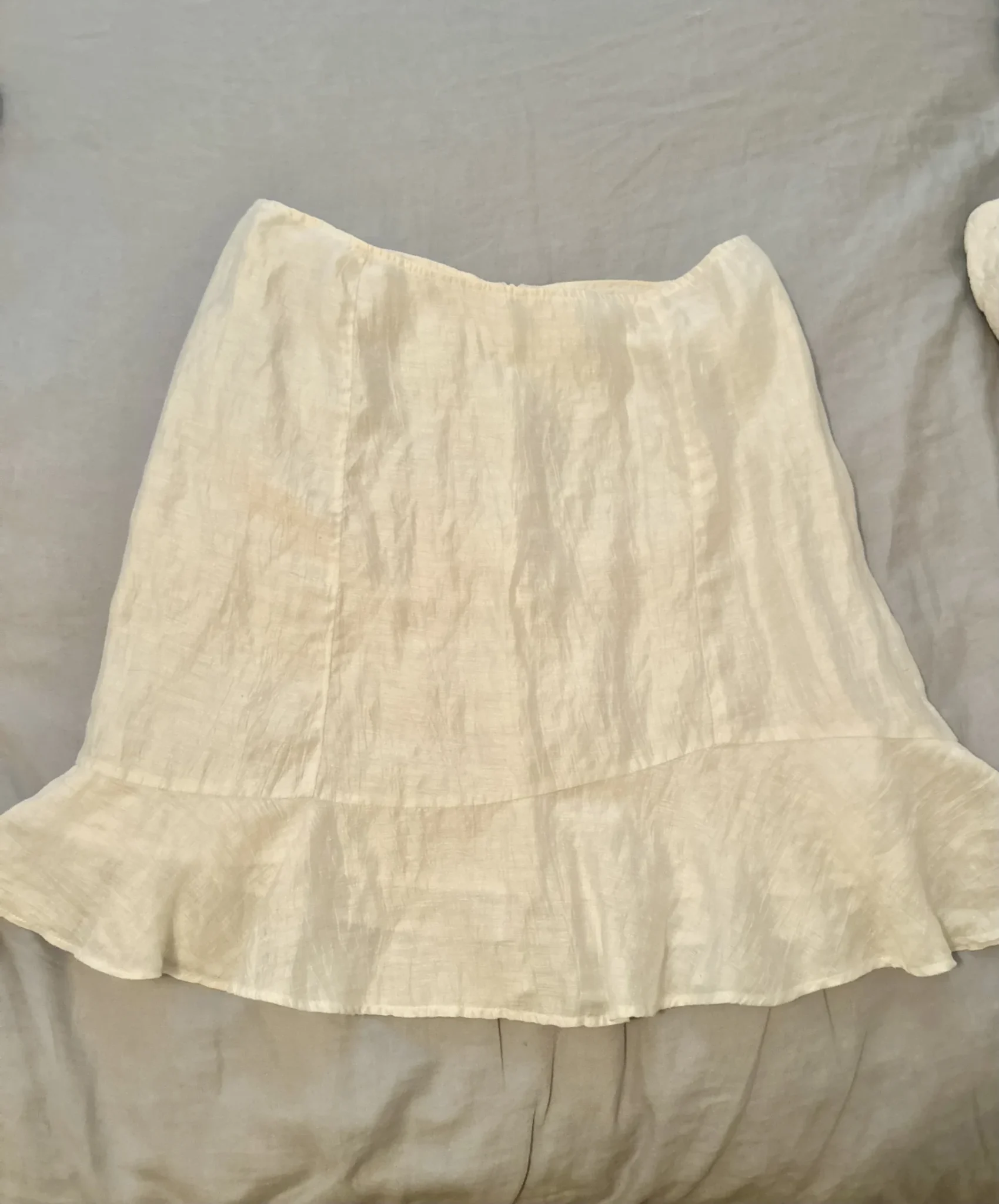 Image for Jupe en lin blanc Atelier Isabelle Elie Couture Boutique  (Outremont)