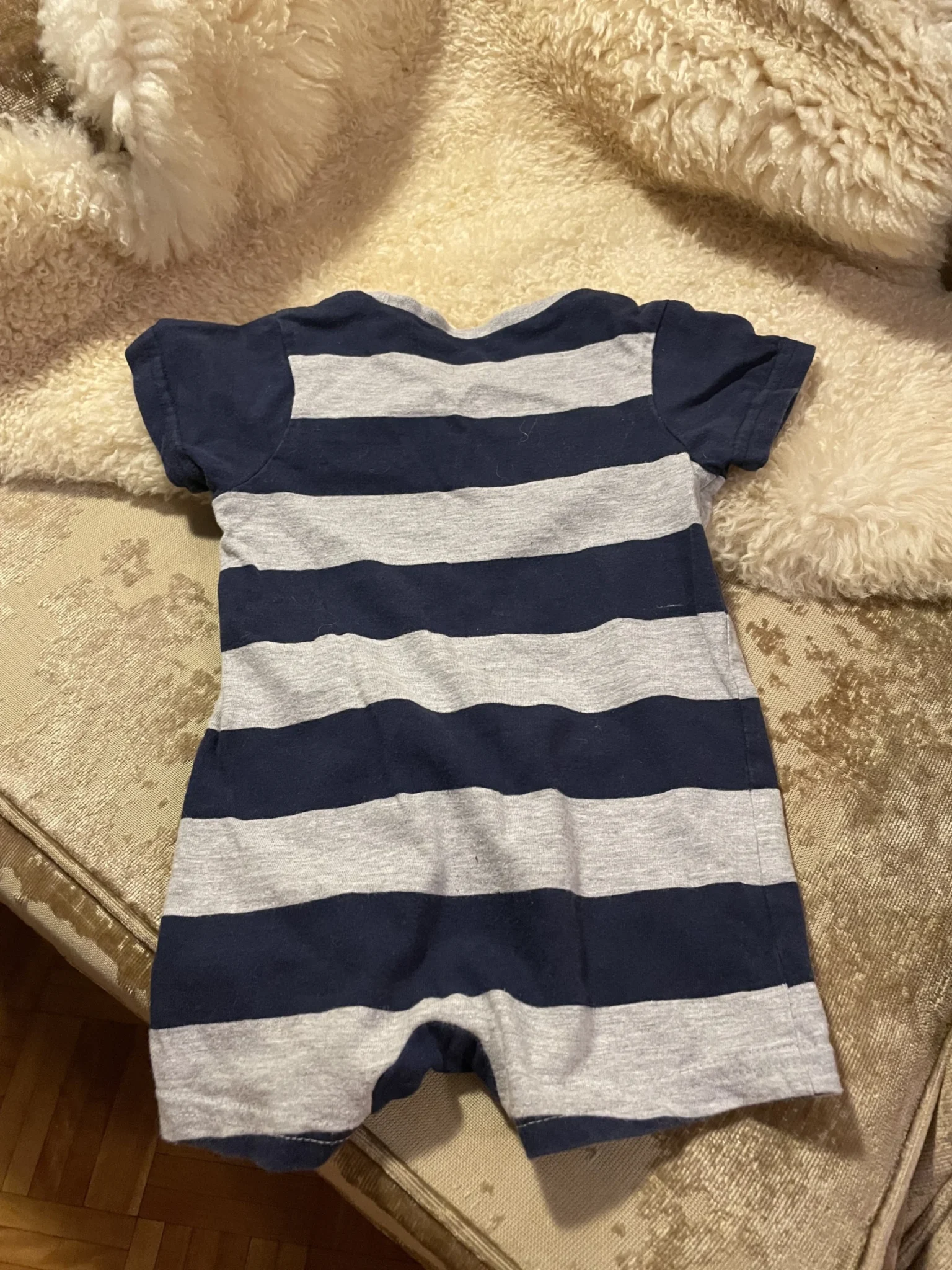Image for Cache couche style romper très léger  6 - 9 mois