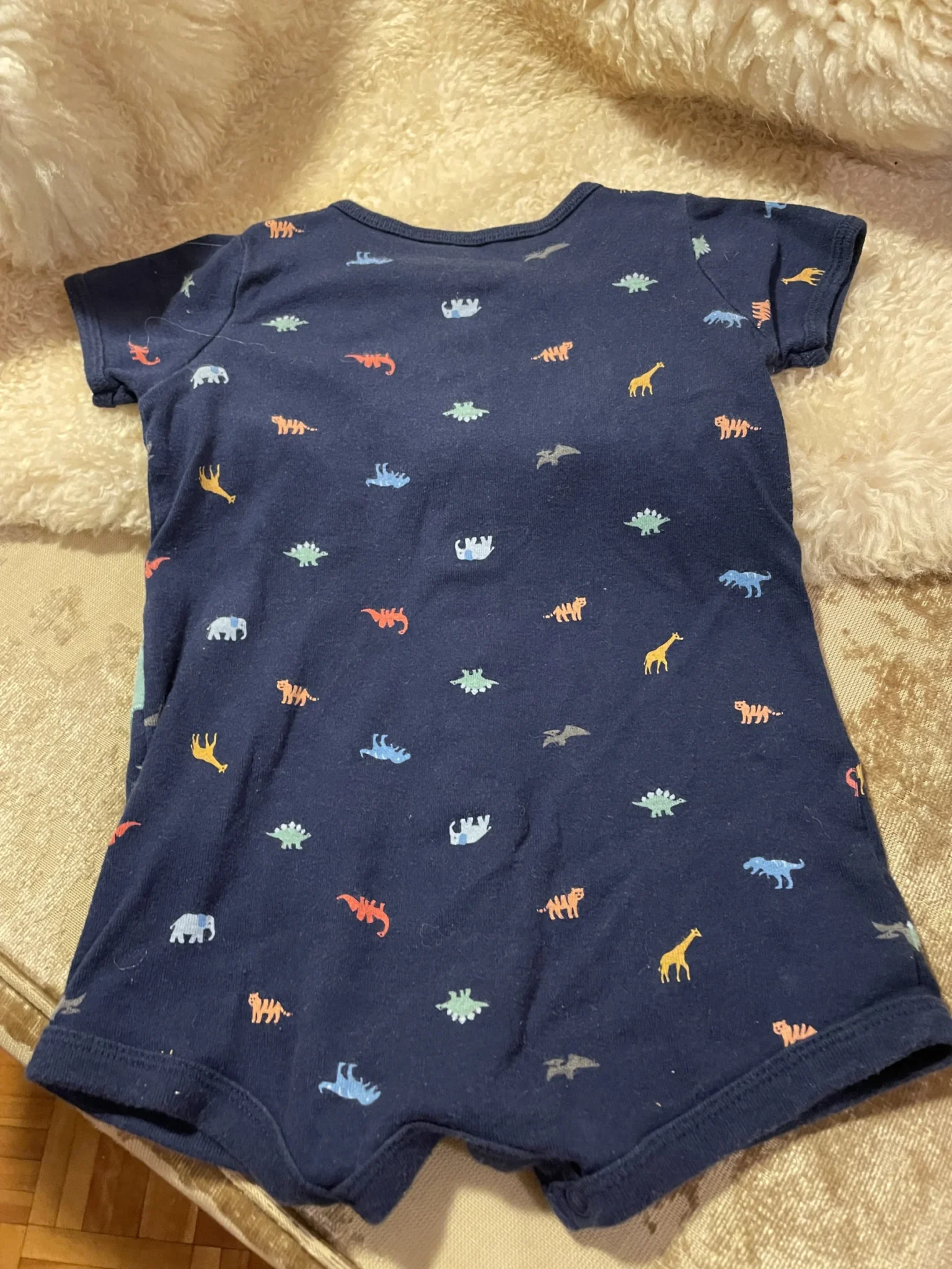 Image for Cache couche style romper 9 mois