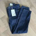 Thumbnail for Sézane Jeans Brut Sexy droit intemporel bleu indigo