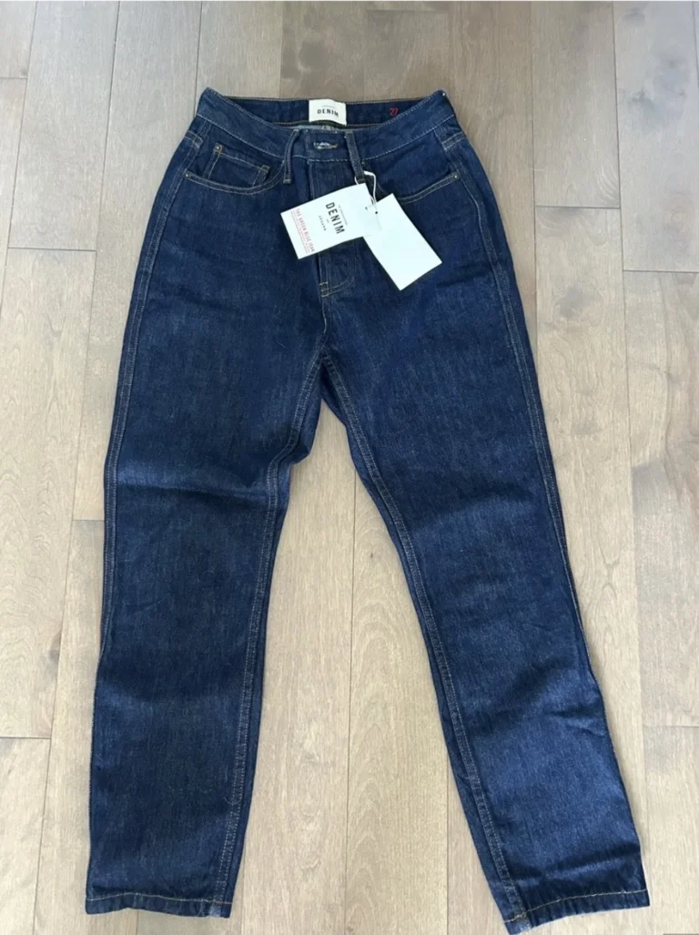 Image for Sézane Jeans Brut Sexy droit intemporel bleu indigo