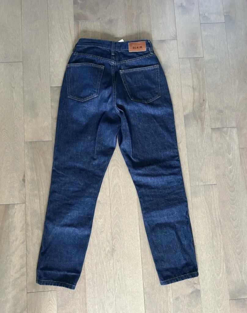 Image for Sézane Jeans Brut Sexy droit intemporel bleu indigo