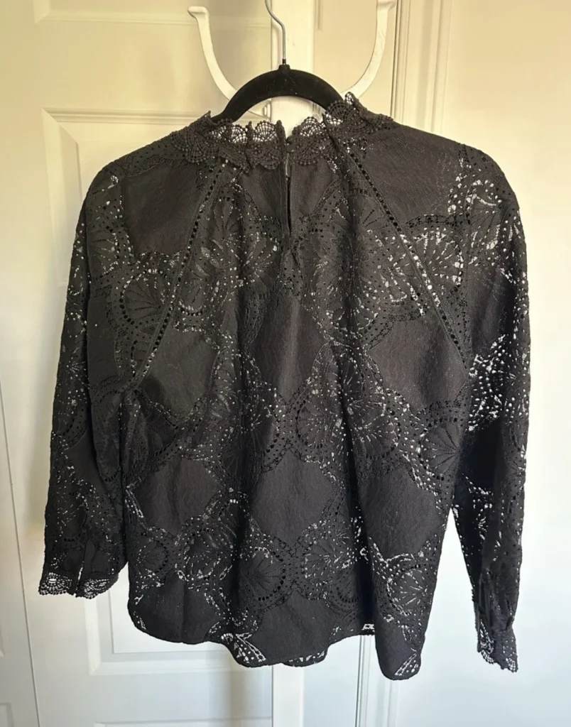 Image for Sézane Bianca blouse noire neuve avec étiquette