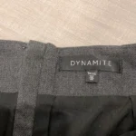 Thumbnail for Jupe Courte Grise avec Fente Dynamite Grey Mini Skirt with Slit