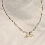 Thumbnail for Collier Pendantif Plaqué Or Ange Perles EVRY JEWELS 14K Gold Plated Angel Pearl Pendant Necklace
