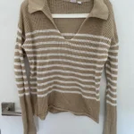 Featured thumbnail for Tricot ouvert raye